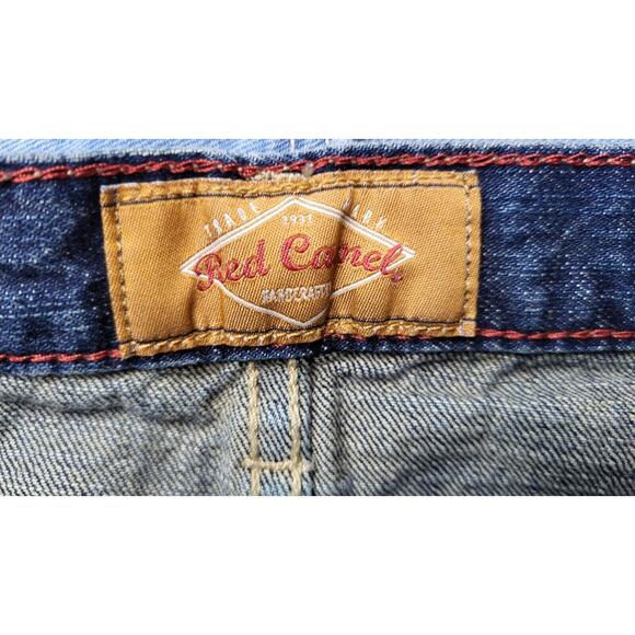 Red Camel Jeans Mens Actual 32x29 Blue Medium Wash Straight Leg - Picture 10 of 15